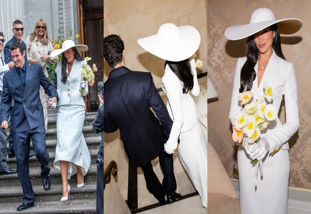 Revenirea costumului de mireasă: va schimba look-ul cântăreței Dua Lipa imaginea nunților?