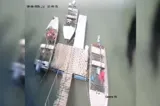 Incident pe brațul Sulina: o navă de marfă a eșuat la mal. Mai multe ambarcațiuni, lovite
