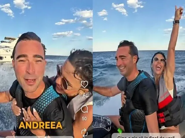 Andreea Popescu și Radu Mazăre Jr., escapadă de vis la mare