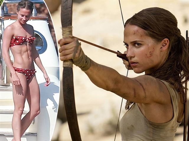 Alicia Vikander dezvăluie secretul despre corpul ei sexy la Lara Croft